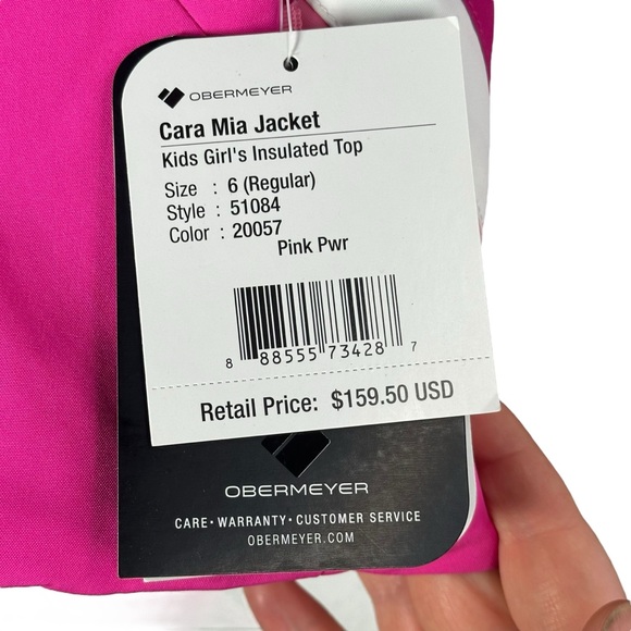 Obermeyer Katelyn Preschool Girls Jacket (faux fur) 2021 NWT - Picture 6 of 16